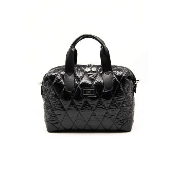Geanta duffle cu logo - Negru