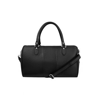 Geanta duffle din piele cu bareta ajustabila