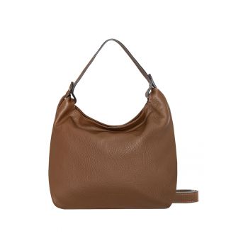 Geanta hobo de piele