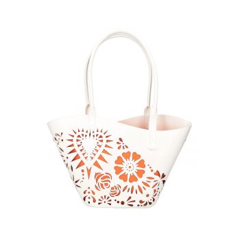 Geanta shopper cu model cu decupaje Ischia