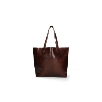 Geanta shopper de piele