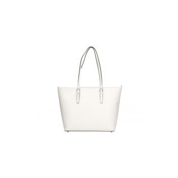 Geanta shopper din piele cu model uni
