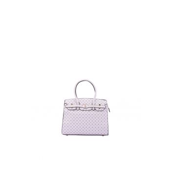 Geanta shopper din piele ecologica cu model logo