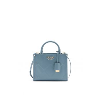 Geanta tote de piele ecologica cu aspect matlasat