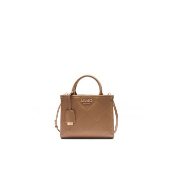 Geanta tote de piele ecologica cu aspect matlasat
