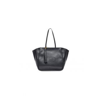 Geanta tote de piele ecologica cu logo