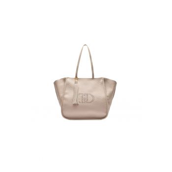 Geanta tote de piele ecologica cu logo