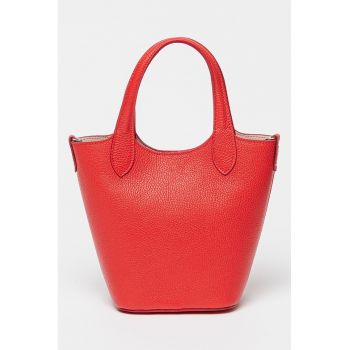 Geanta tote de piele - texturata