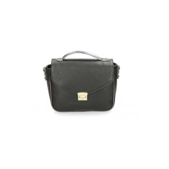 John Richmond - Geanta crossbody de piele cu bretele ajustabile