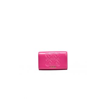 MOSCHINO - Geanta crossbody cu aspect lacuit