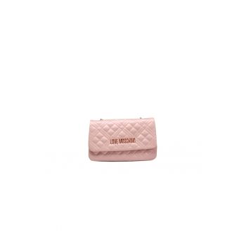 MOSCHINO - Geanta crossbody de piele ecologica cu aspect matlasat