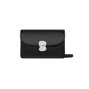 Ryłko - Geanta crossbody de piele cu bareta detasabila Torebka