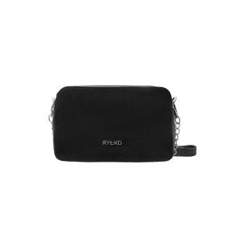 Rylko - Geanta crossbody de piele cu bareta din lant