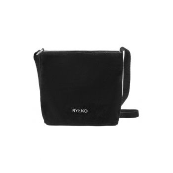 Rylko - Geanta crossbody de piele si piele intoarsa