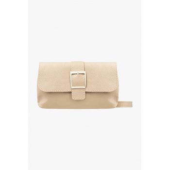 Ryłko - Geanta crossbody din piele cu catarama