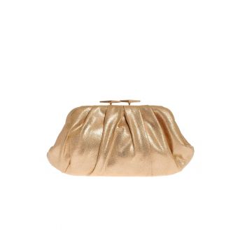Clutch auriu cu bareta din lant -  Paris
