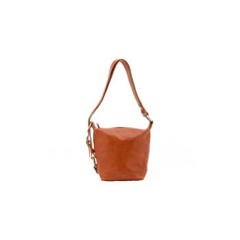 Geanta bucket de piele