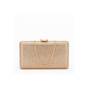 Geanta clutch verde cu pietricele BJH-715 06 15427