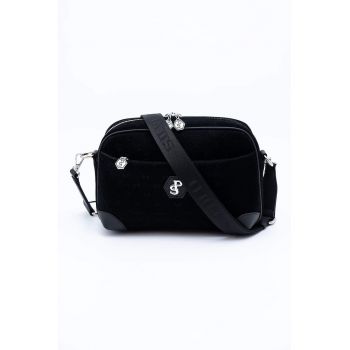 Geanta crossbody cu buzunare cu fermoar