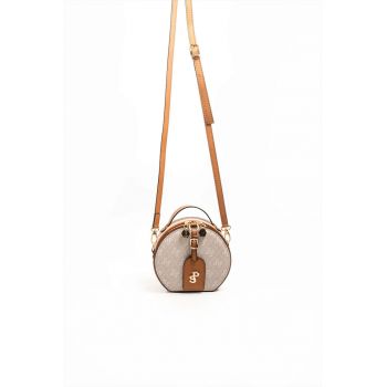 Geanta crossbody cu fermoar si model