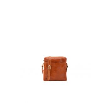 Geanta crossbody de piele cu bareta ajustabila