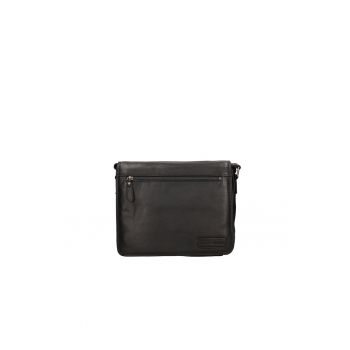 Geanta crossbody de piele cu bareta detasabila