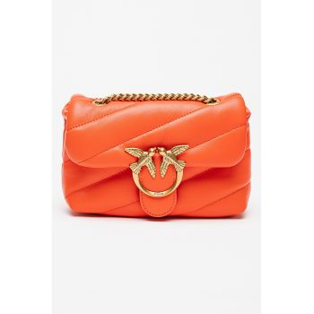 Geanta crossbody de piele Love Puff Baby.