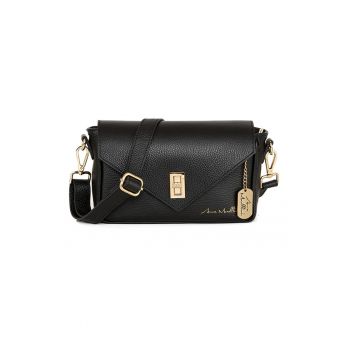 Geanta crossbody din piele cu logo
