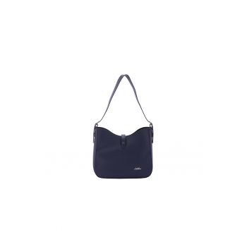 Geanta crossbody din piele ecologica cu aplicatie detasabila