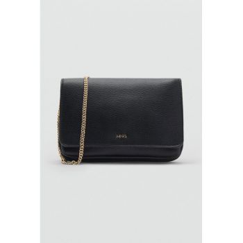 Geanta crossbody din piele ecologica cu bareta din lant