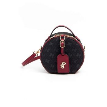 Geanta crossbody din piele ecologica cu imprimeu
