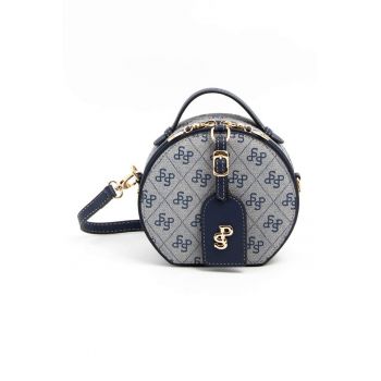 Geanta crossbody din piele ecologica cu model