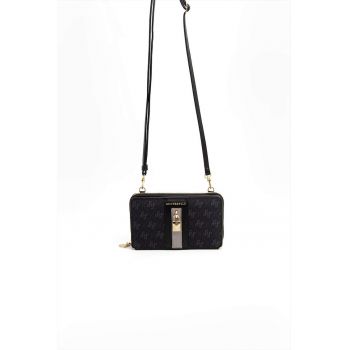 Geanta crossbody din piele ecologica cu model