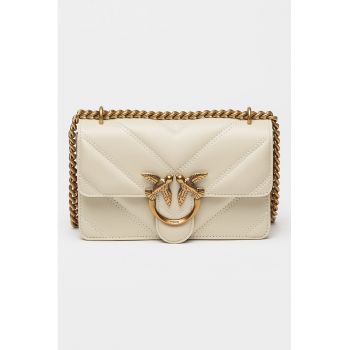 Geanta crossbody mica cu bareta de lant Love One