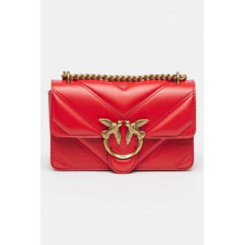 Geanta crossbody mica cu bareta de lant Love One