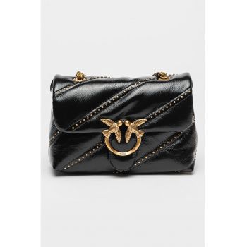 Geanta crossbody mica de piele Love Puff