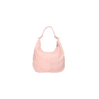 Geanta hobo de piele intoarsa