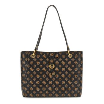 Geanta shopper din piele ecologica cu model logo Kuba