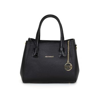 Geanta tote cu accesoriu logo