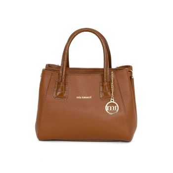 Geanta tote cu accesoriu logo