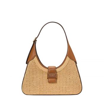 Nouveau straw small shoulder bag