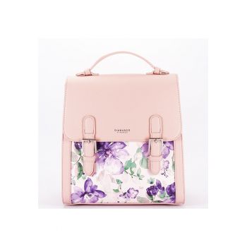 Rucsac albastru deschis cu imprimeu floral DHJ731-3 M11 17284