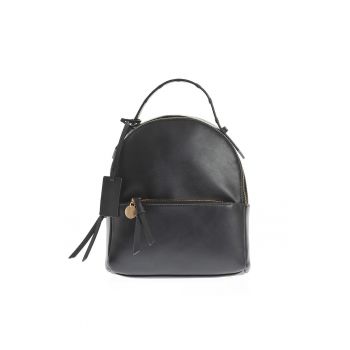 Rucsac casual negru cu bretele ajustabile