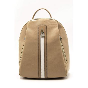 Rucsac din piele ecologica cu buzunare multiple