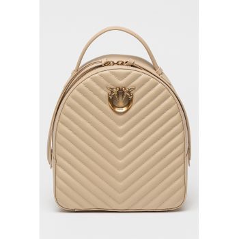 Rucsac din piele matlasat Love
