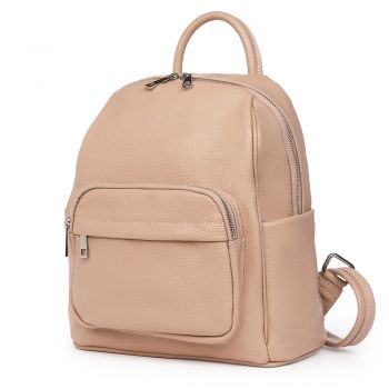 Rucsac din piele naturala Vicenzo roz