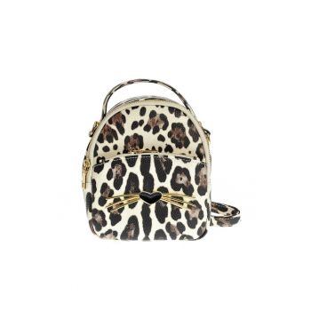 Rucsac mini cu model animal print -  Paris