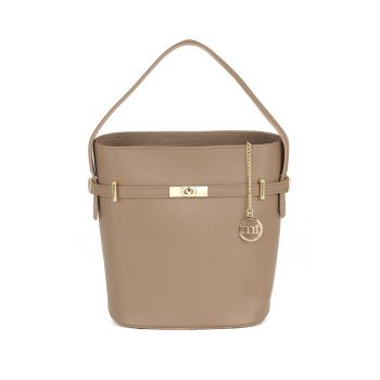 Geanta bucket de piele