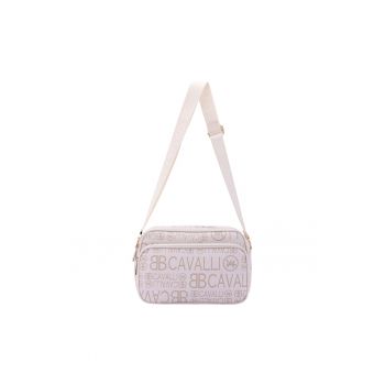Geanta crossbody cu model logo si bareta ajustabila