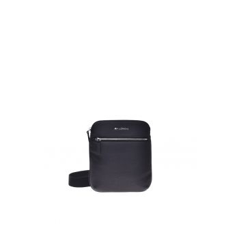 Geanta crossbody de piele cu aspect texturat